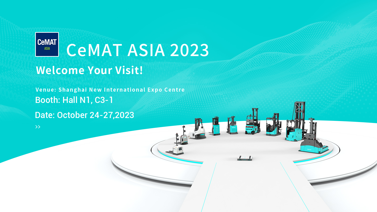 Multiway Robotics、CeMAT ASIA 2023 で先進的な無人フォークリフト ソリューションを発表予定