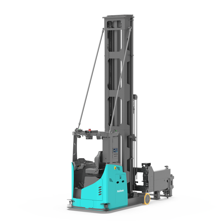 3-wayフォーク式無人フォークリフト